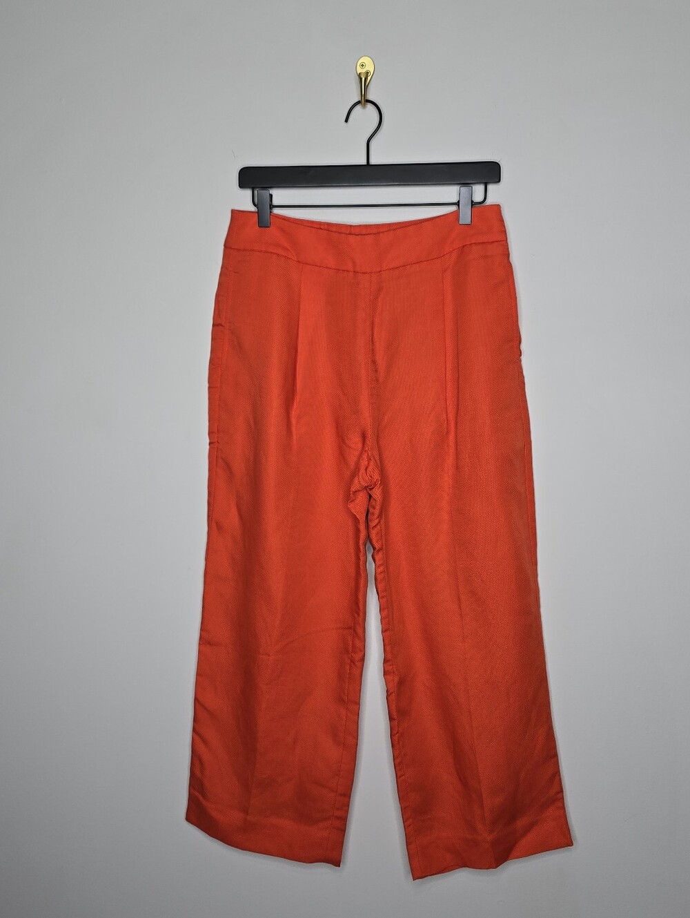 J. Crew High-Rise Linen Blend Wide Leg Pants Size 4